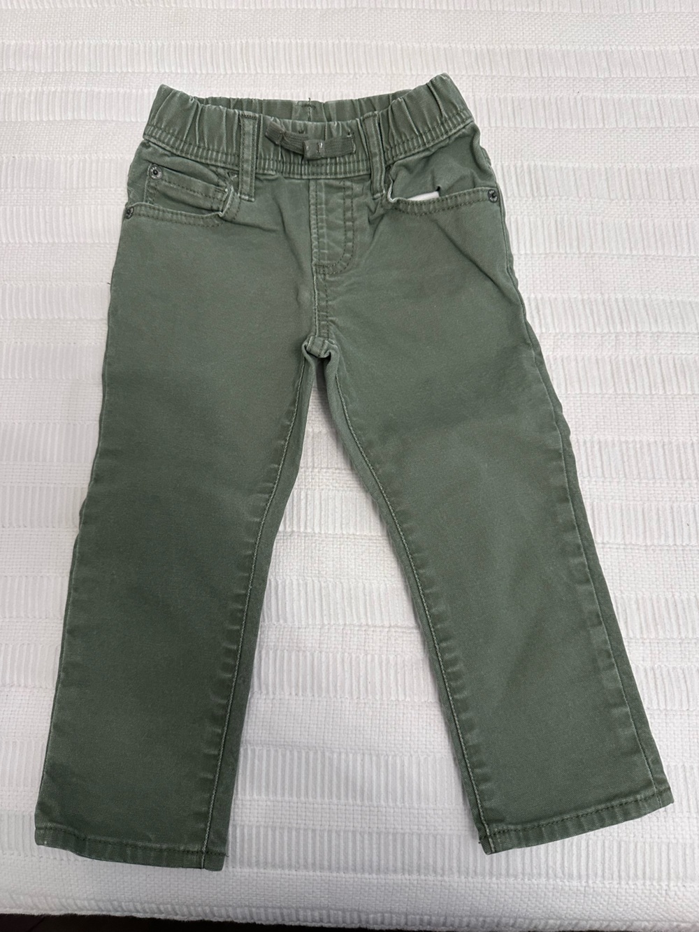 Gap Toddler Olive Green Slim Pants – Size 2T